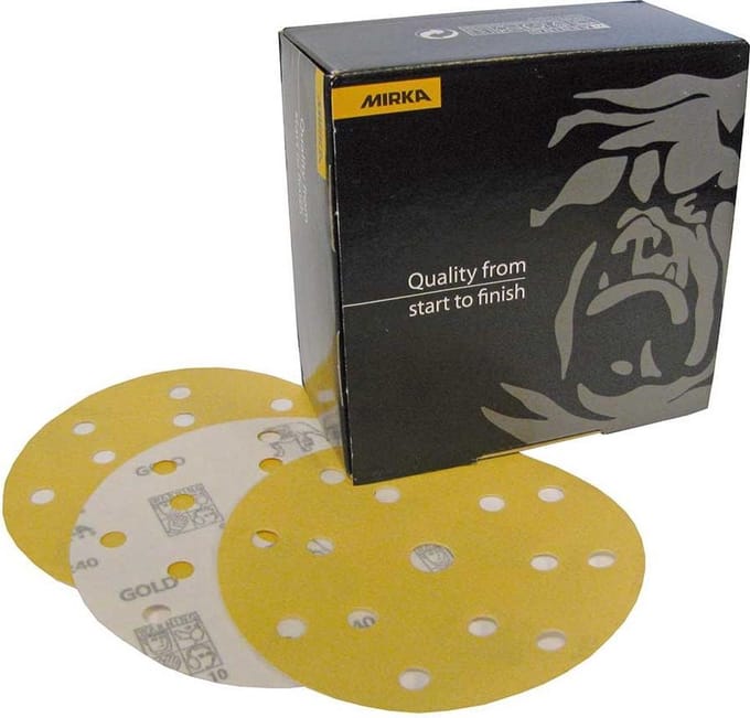 Mirka Gold Schuurschijven velcro 150 mm P 320 | 10 stuks