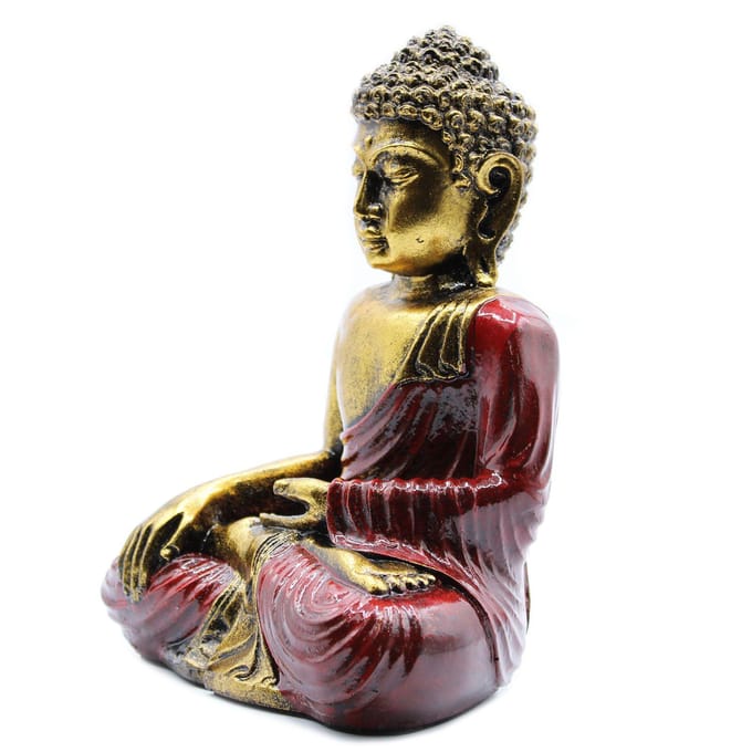Rood & Gouden Boeddha - Groot