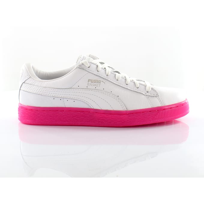 Puma Basket Classic Mono Ice Ref Wit Leer Damestrainers 363117 01