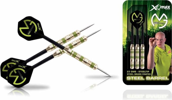 XQMax Michael van Gerwen - dartpijlen - 23 gram - set van 3 darts
