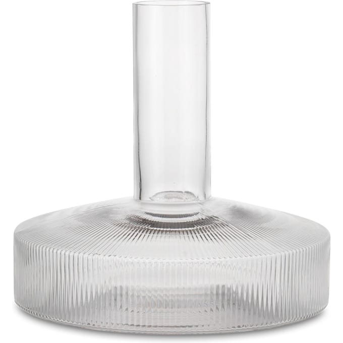 Ferm Living Ripple Wijnkaraf - clear