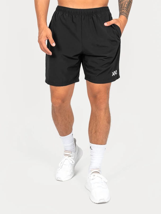 XXL Sportswear Performance Shorts - Black Zwart L