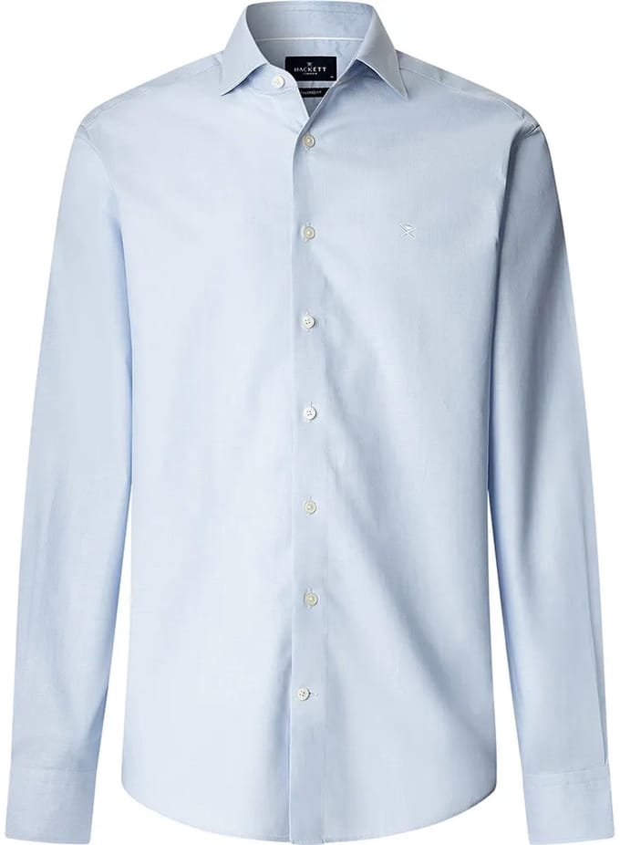Hackett Ess Texture Overhemd Met Lange Mouwen Blauw M Man