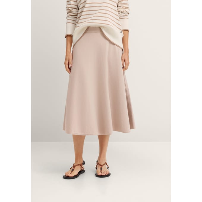 Bugatti Damen Gebreide rok van viscose-mix met elastische tailleband