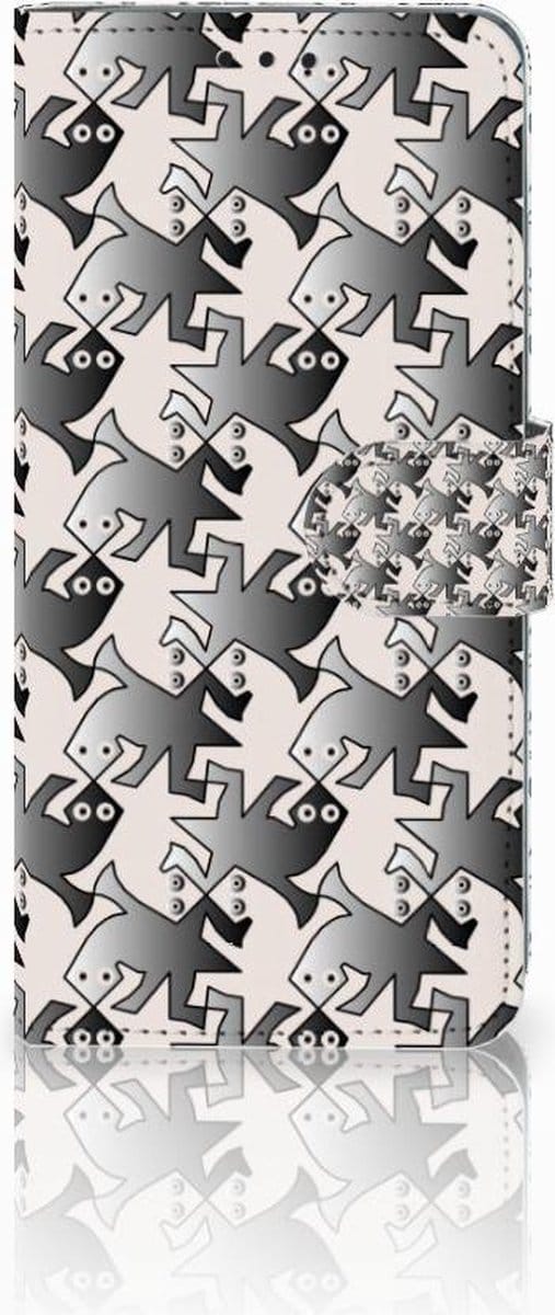 Huawei P30 Pro Telefoonhoesje met Pasjes Salamander Grey