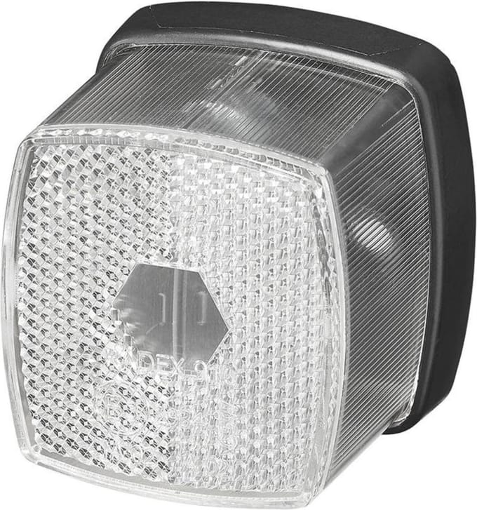 ProPlus Markeringslamp 66 x 62 x 48,5 mm – Voor aanhanger, trailer en caravan – Met reflector, E-gekeurd – Wit
