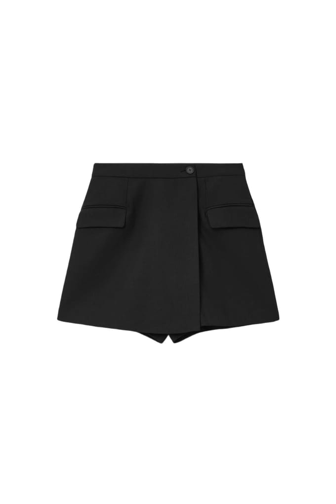 AllSaints Mimmie Skort Black Größe: 10 | Miniröcke Outlet | Damen | Schwarz