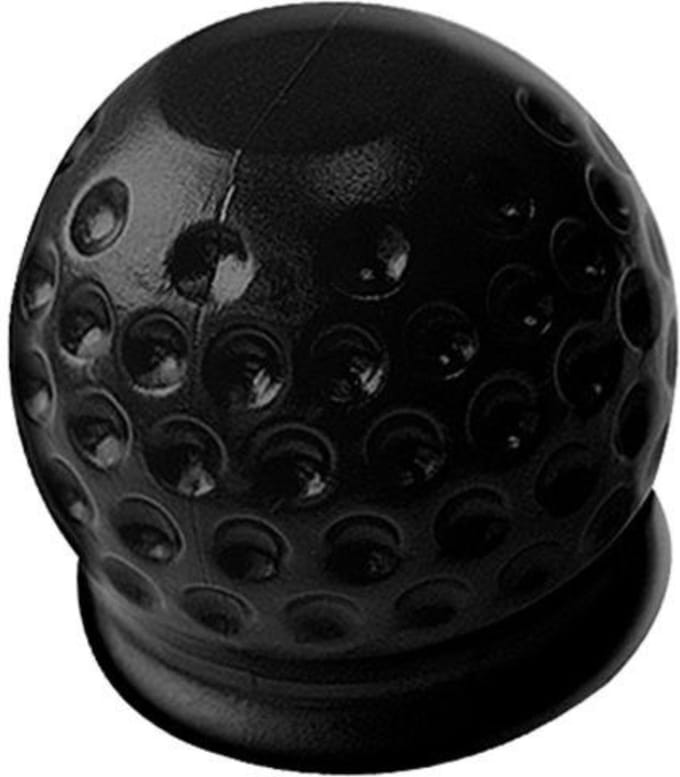 ProPlus Trekhaakdop - Golfbalontwerp - Zwart - Kunststof - 6 cm Diameter