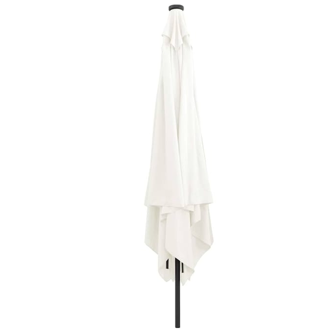 vidaXL - Tuinparasol - Zand - 295 - x - 295 - x - 245 - cm - Polyester - en - Staal