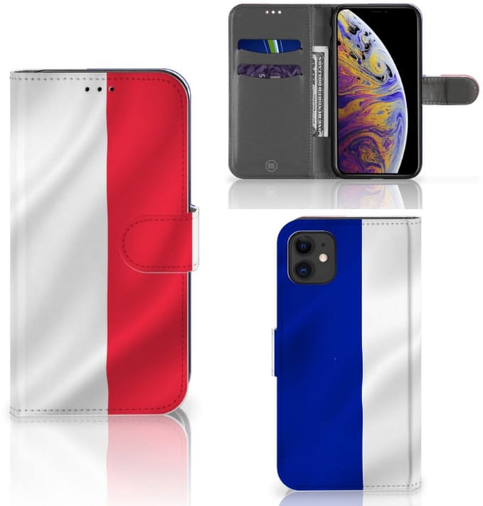 Book Case voor Apple iPhone 11 Bookstyle Case Frankrijk