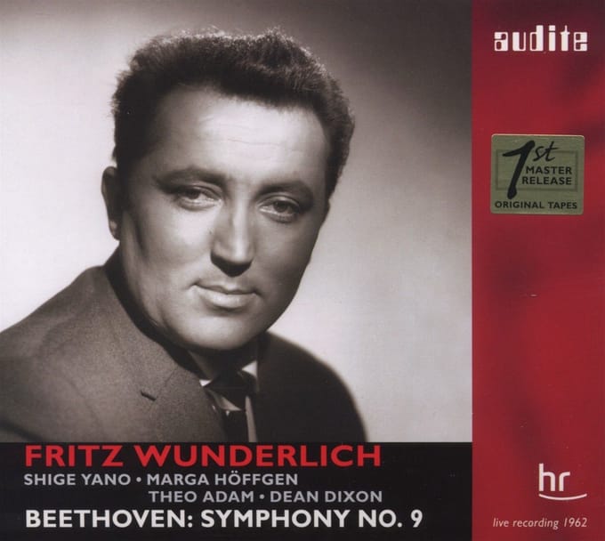Fritz Wunderlich - Wunderlich Beethoven Symphony N 9 (CD)