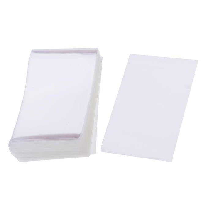 100 stks/pak Kaarthoezen Protector Beschermend Transparant 60x90mm 60x90mm schoon