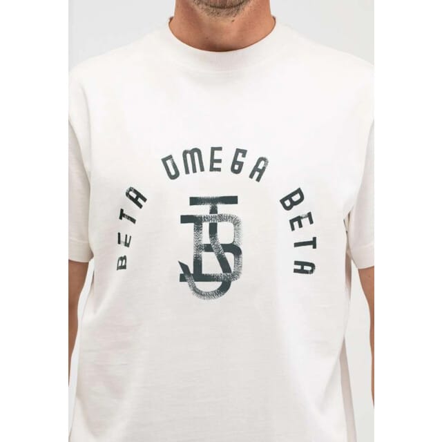 T-shirt Butcher of Blue wit ronde hals met opdruk