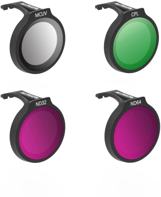 50CAL Camera Lens Filter Set voor DJI Neo FPV Drone – MCUV, CPL, ND32, ND64