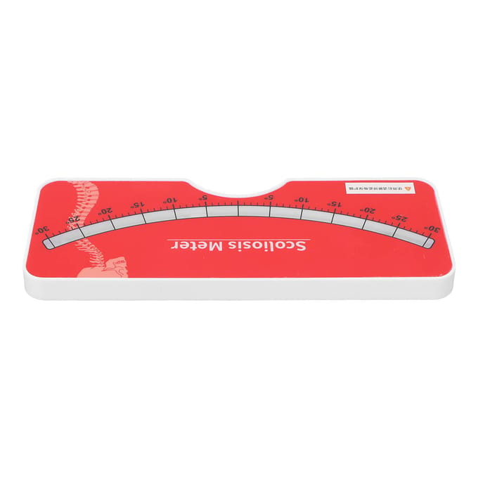 Scoliosis Measuring Tool 0‑30 degrees  Testing Range Accurate Data Back Spine Diagnosis Meter white