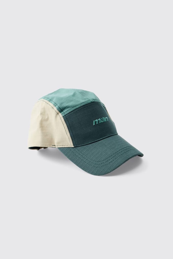 Men's Lichtgewicht Nylon Paneelpet | Teal