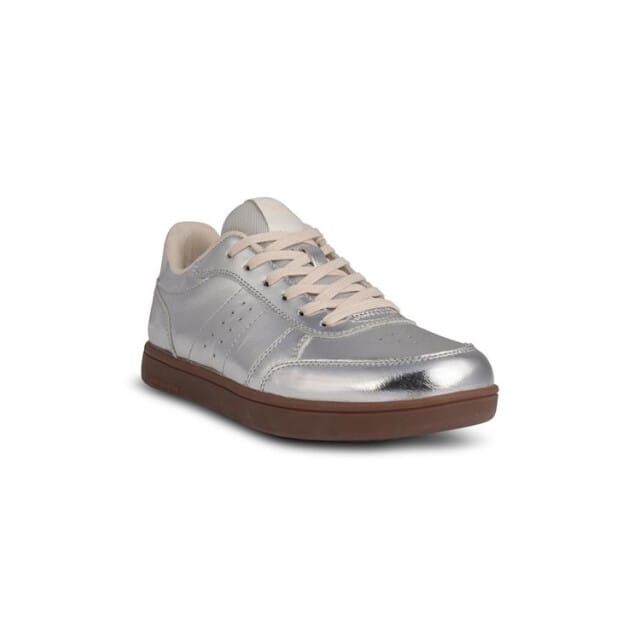 Woden Bjork Leather Silver size 39 | Sneakers Outlet | Women | Gray