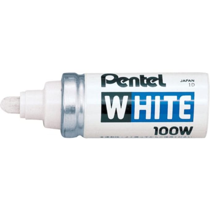 Pentel Paint Marker White schrijfpunt: 65 mm schrijfbreedte: 4 mm
