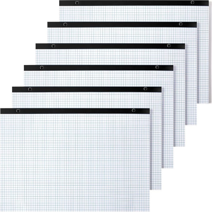 6 Vellen Groot Formaat Grafisch Papier 28x43 cm - 100 g/m² - Voor Architecten, Ingenieurs, Ontwerpers & Studenten