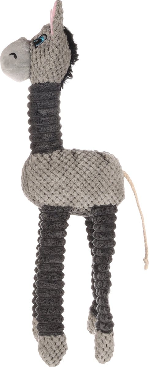 Flamingo - Hondenspeelgoed RASHA Ezel - Grijs - 48 x 18 x 11 cm