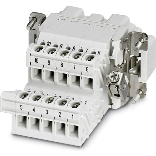HC-B 10-A-UT-PEL-M - Terminal Adapter HC-B 10-A-UT-PEL-M Phoenix Contact Inhoud: 5 stuk(s)