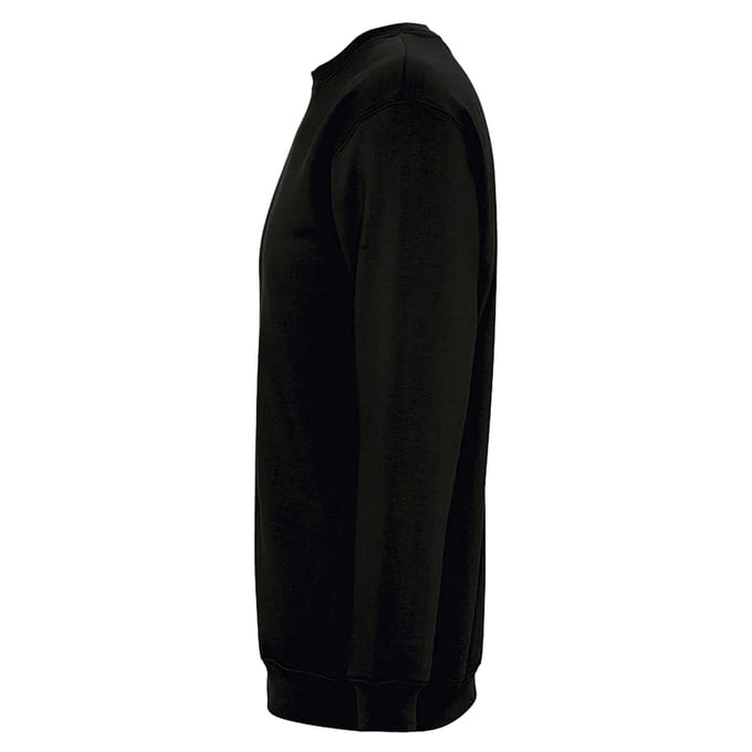 SOLS Uniseks Adult New Supreme Sweatshirt (Zwart)