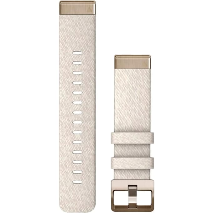 Garmin QuickFit® Siliconen bandje - Garmin 20 mm aansluiting - Beige