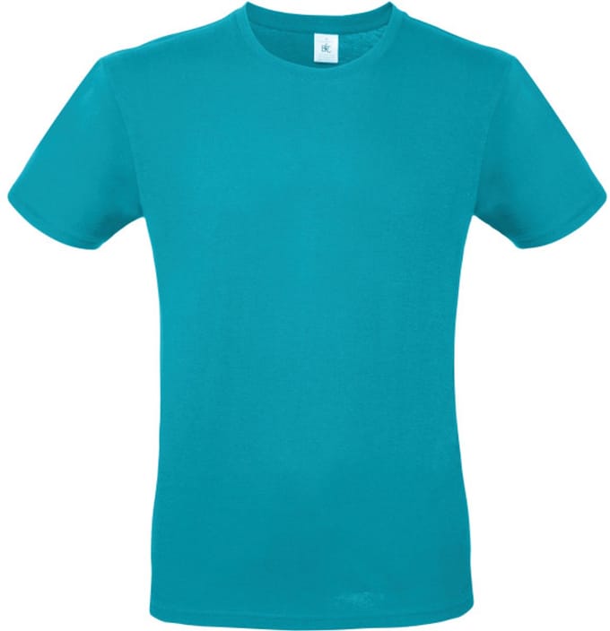 Classic E150 T-shirt B&C Collectie - Real Turquoise - Maat L