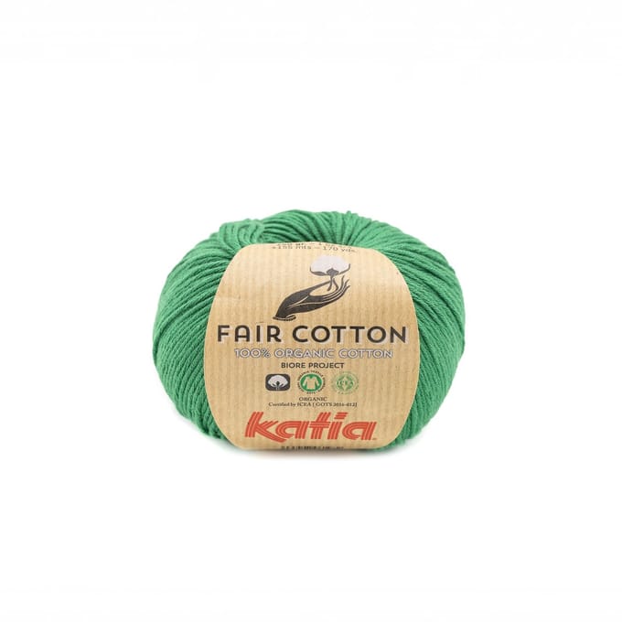 Katia Fair Cotton - 42 flessengroen - Biologisch Katoengaren