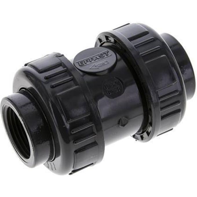 PVC Terugslagklep Rp 1'' 0.012-16bar (0.17-232psi)