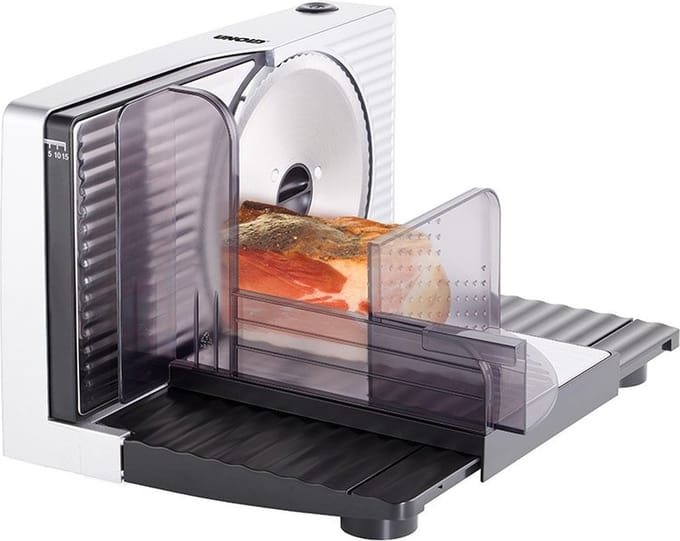 Unold Vleessnijmachine 78866 - slicer - Zilver/zwart - 100 W