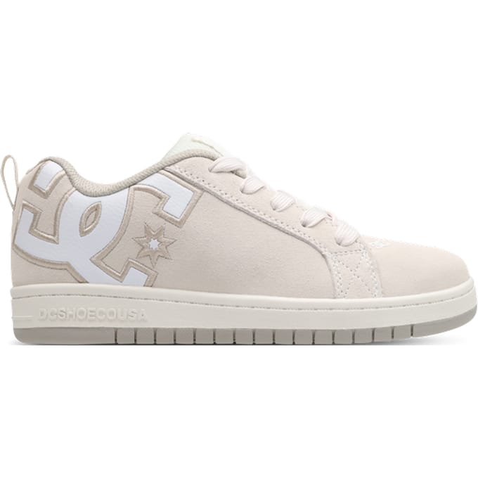 DC Shoes Court Graffik Kindersneakers - Beige - Maat 39 - Nubuck