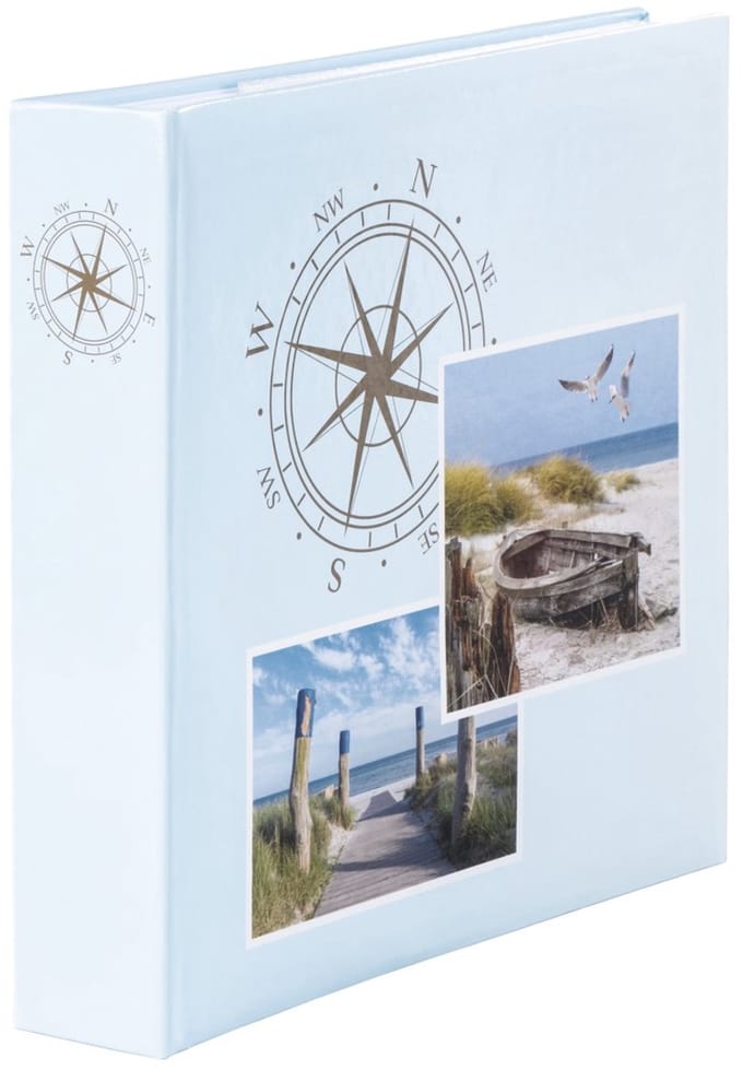 Hama Inschuif album - Compass - 10x15 - 200 pagina's - Wit