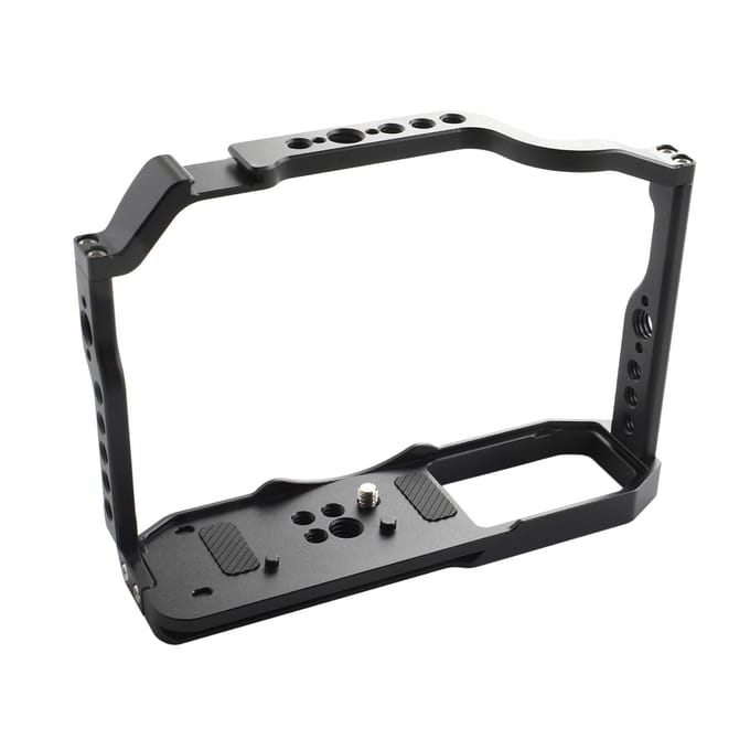 Camera Kooi Video Rig Camera Stabilisator 14in 38in Schroefgaten voor Arca Koude Schoen Mount black