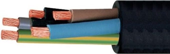 Rubber neopreen kabel H07RN-F 3x1,5mm2 rol 100m