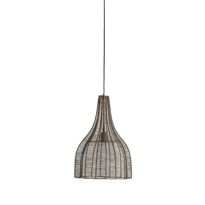 Light & Living MARIAMA Hanglamp Ø35x50 cm – Antiek Brons – Elegant Metaal Design – E27