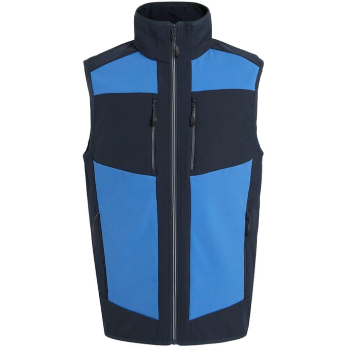 Regatta Heren E-Volve Colour Block Softshell Bodywarmer (Sterk Blauw/Navy)