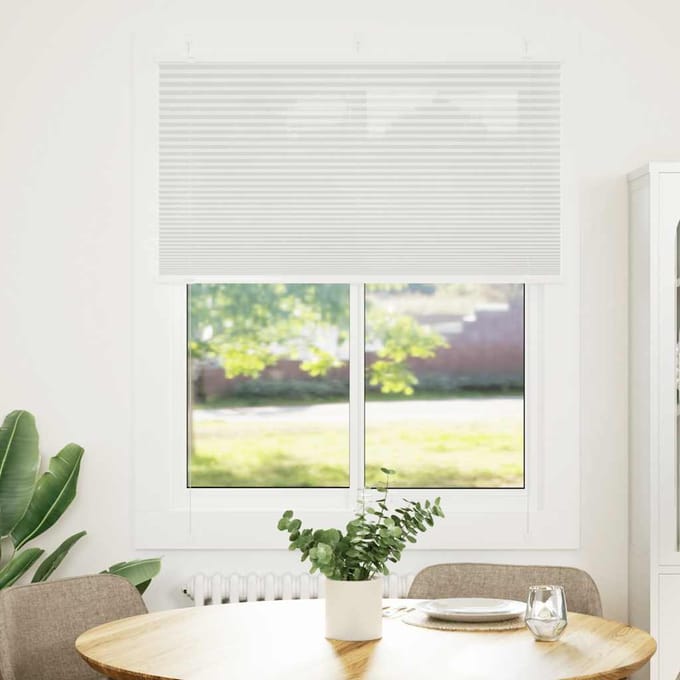 vidaXL - Plissé - rolgordijn - 105x150 - cm - stofbreedte - 104,4 - cm - polyester