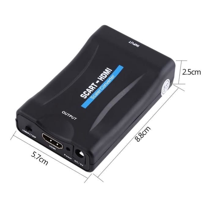 Scart naar HDMI Converter Adapter Scart naar HDMI HD Ondersteuning DVD, Sky Box, STB HB030