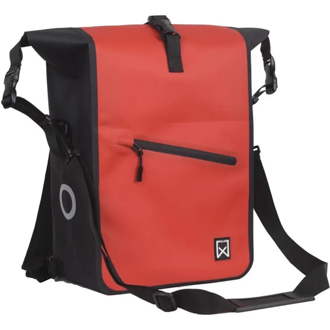 Willex Rugzak Combi Fietstas 100% Waterdicht Rood