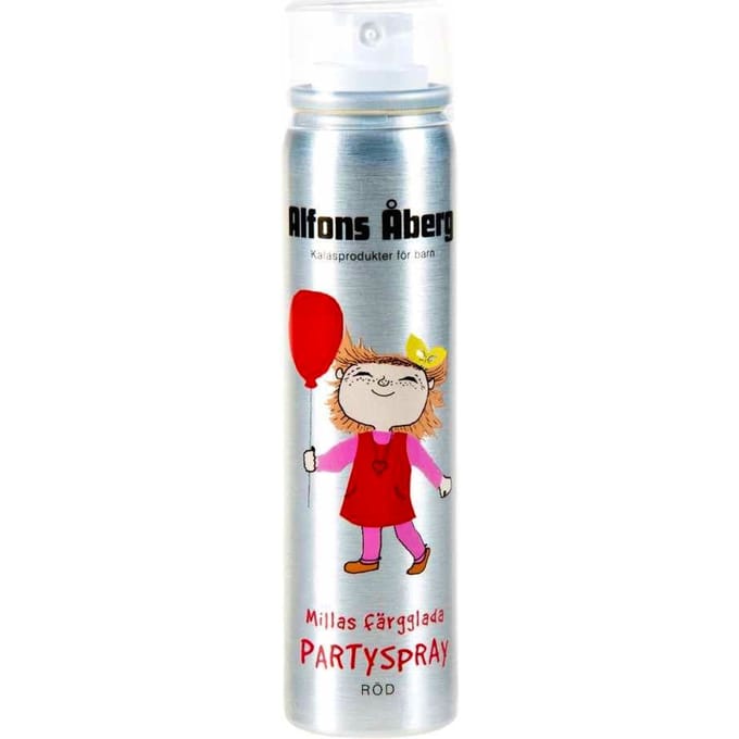 Alfons &Aring;berg Millas F&auml;rgglada Partyspray Rood 80 ml
