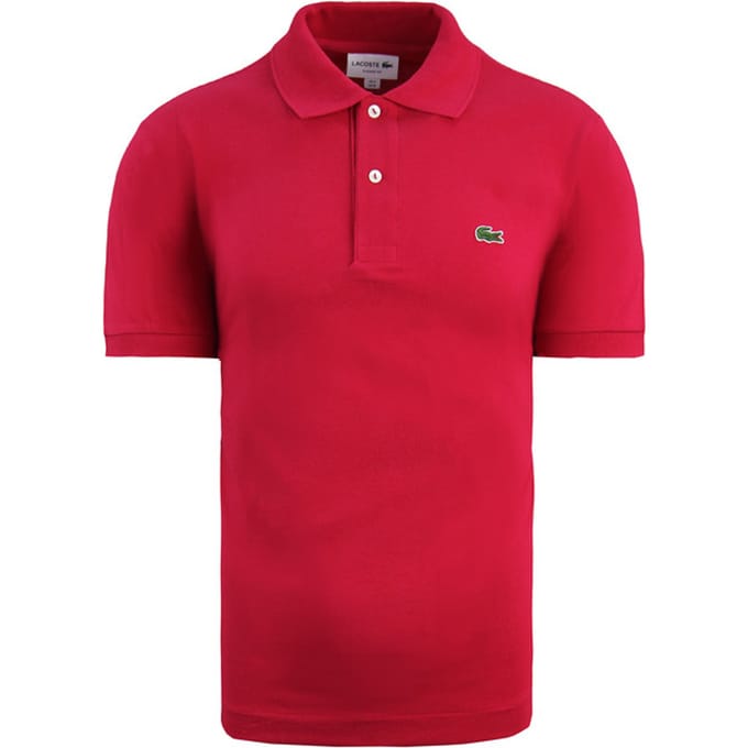 Lacoste Classic Fit Heren Roze Poloshirt