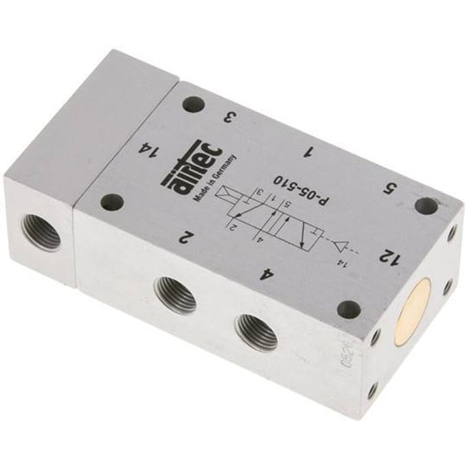 5/2 G1/8'' Luchtgestuurd Ventiel 2-10bar/28-140psi Airtec