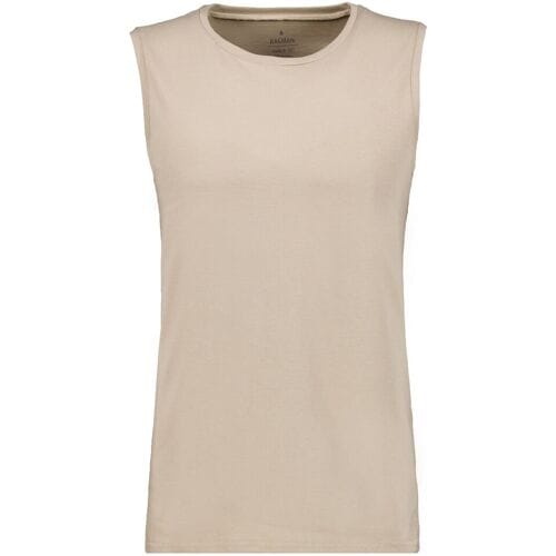 Ragman Ondermode Athletic Jersey Shirt Round Neck Walnut / male