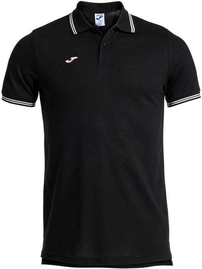 Joma Confort Classic Korte Mouw Poloshirt Zwart S Man