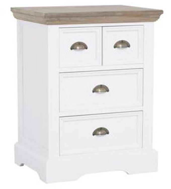 Tower Living - Fleur ladekast - 56 cm - wit