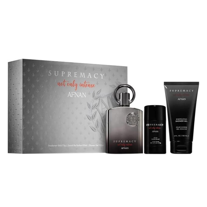 Supremacy Not Only Intense Extrait De Parfum Gift Set 100 Ml, After Shave Balm 150 Ml And Shower Gel 150 Ml