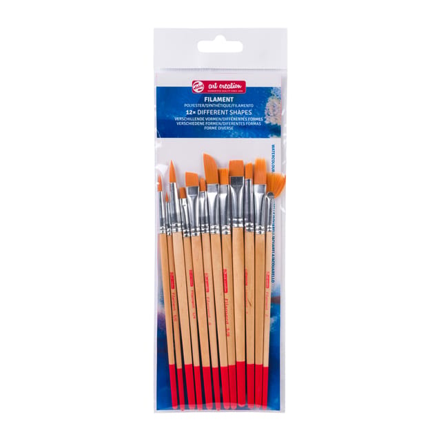 Talens Art Creation Aquarelpenselen set van 12 - polyester