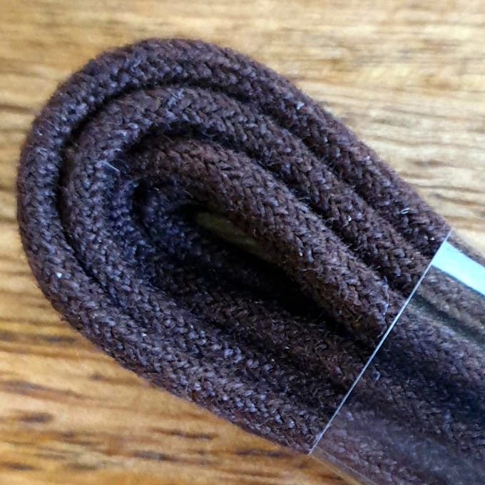 Tana Schoenveters 90 cm rond donkerbruin