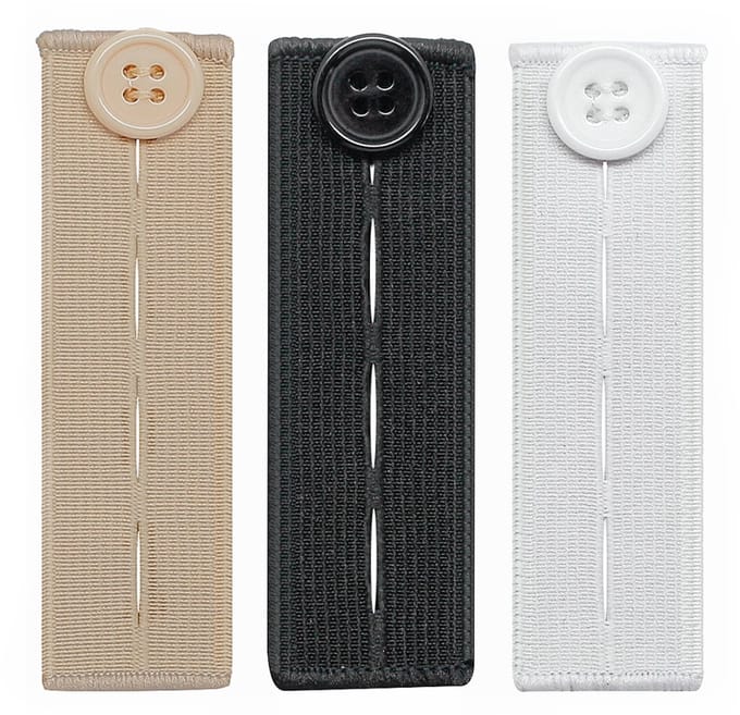 Elastische knoopverlengers - 3-pack